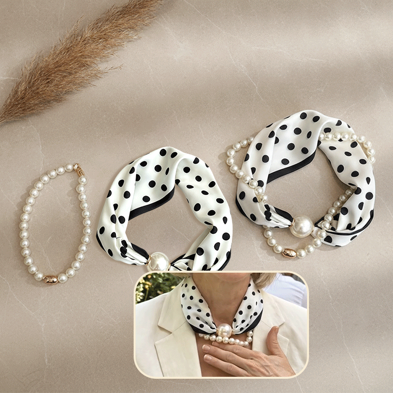 ✨ Long Pearl-Embellished Necklace – Elegant & Timeless Statement Jewelry