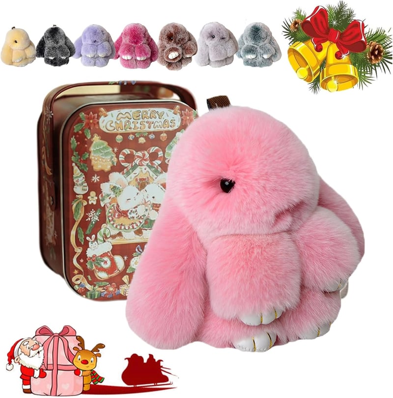 🐰 Handmade Soft Bunny PomPom Charms🎁