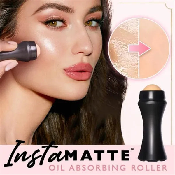 ✨Oil-Absorbing Face Roller - Your Secret to Fresh, Shine-Free Skin