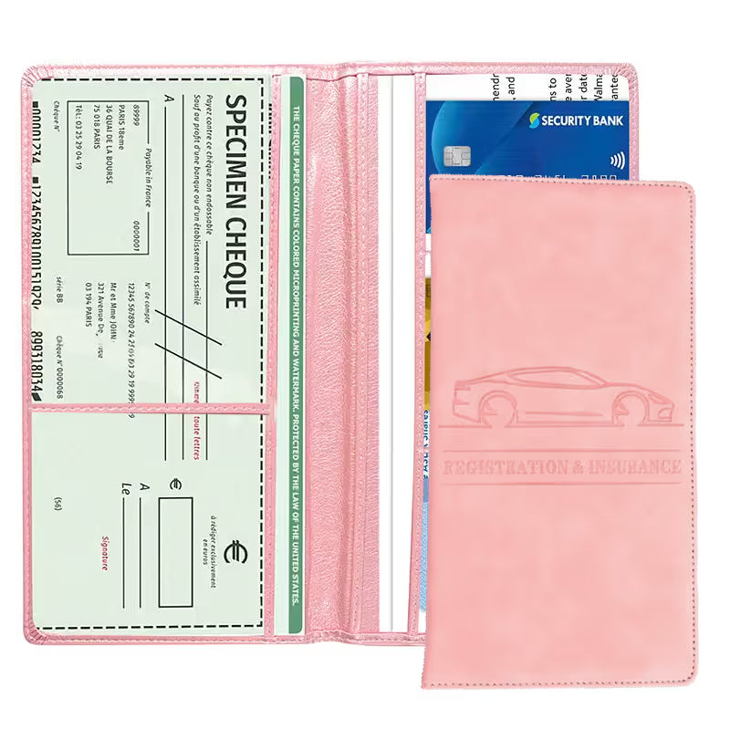 🔥 50% OFF | Best Seller 🏆 | Car Registration & Insurance Card Holder