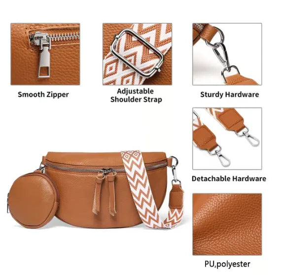 ✨👜 Crossbody Leather Bags