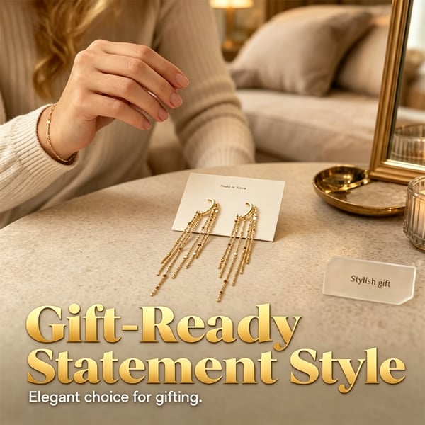 ✨ 2026 Sale — Over 42,000 Sold!🔥 Face-Framing Tassel Earrings
