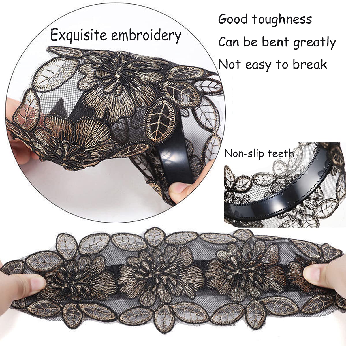 Lace Flower Headband