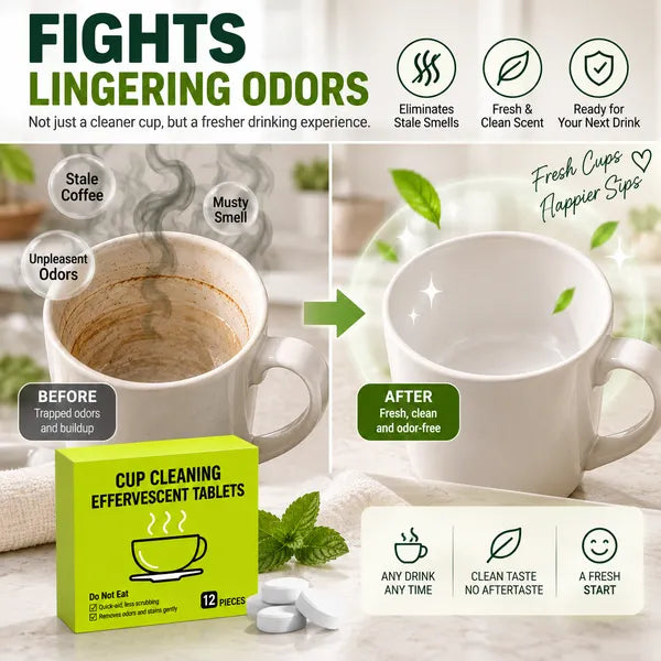 🏆Hot Sale⚡Cup Cleaning Effervescent Tablets