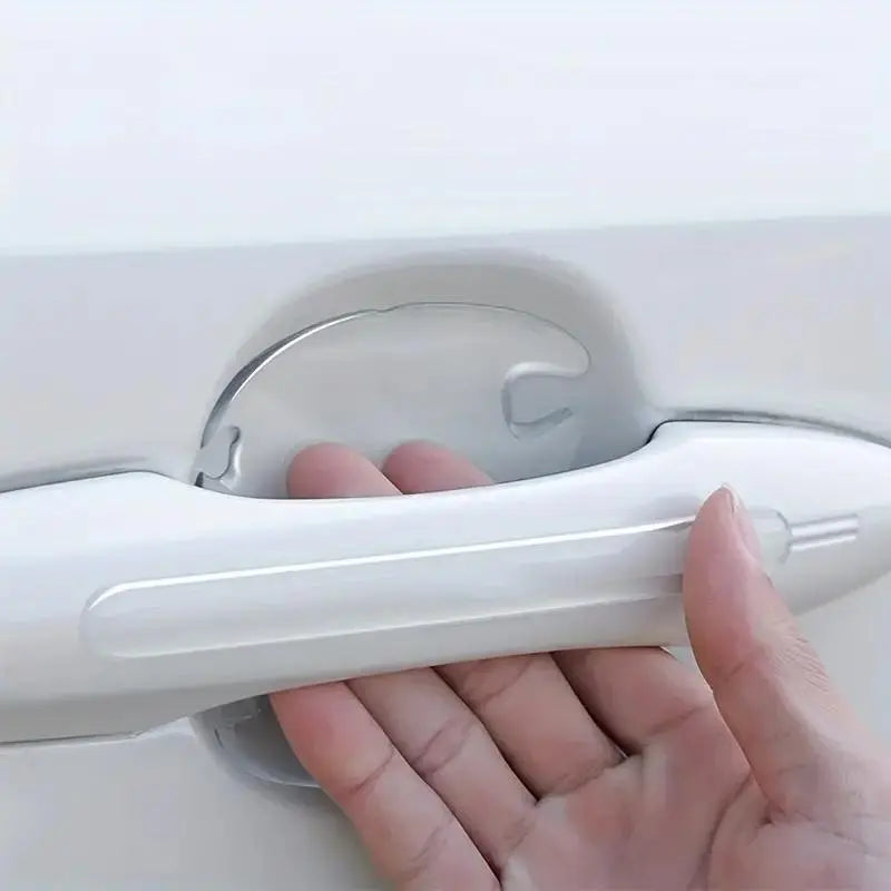 Car door handle protective film-4pcs