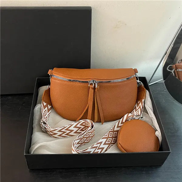 ✨👜 Crossbody Leather Bags