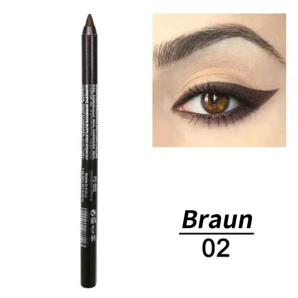 ✏️14-Pack Waterproof Colored Gel Eyeliner Pencil – Metallic & Shimmer Finishes, Smudge-Proof ✨