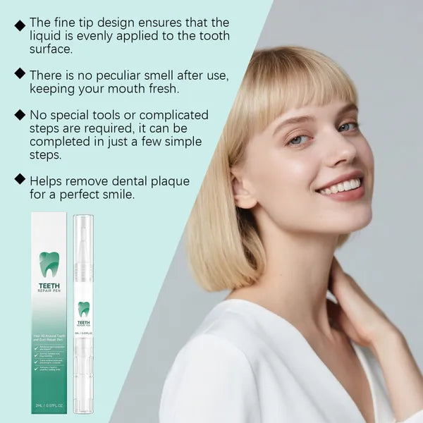 🦷Teeth Repair Pen ✨Portable Tooth Care Pen Gentle Stain Remover For Teeth