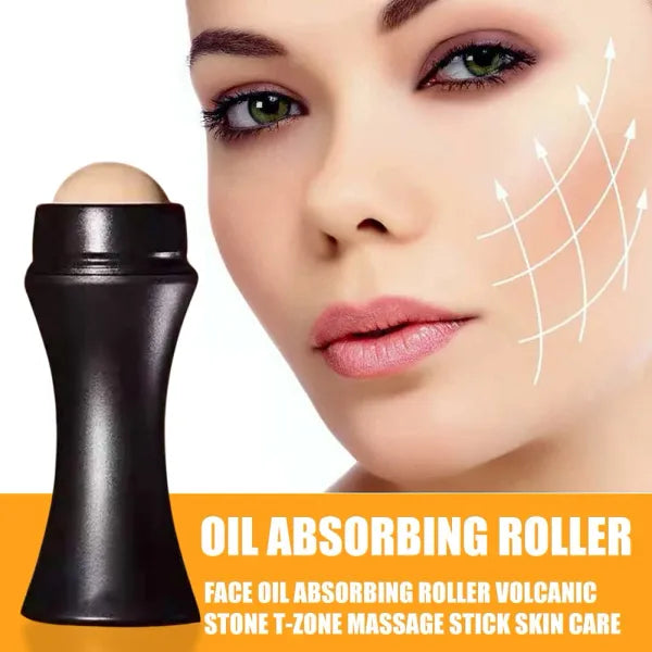 ✨Oil-Absorbing Face Roller - Your Secret to Fresh, Shine-Free Skin