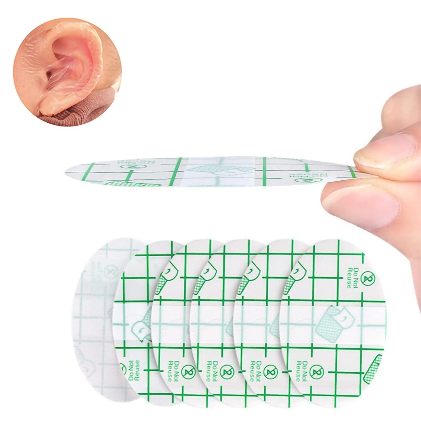 🔥Waterproof Ear Stickers-100pcs