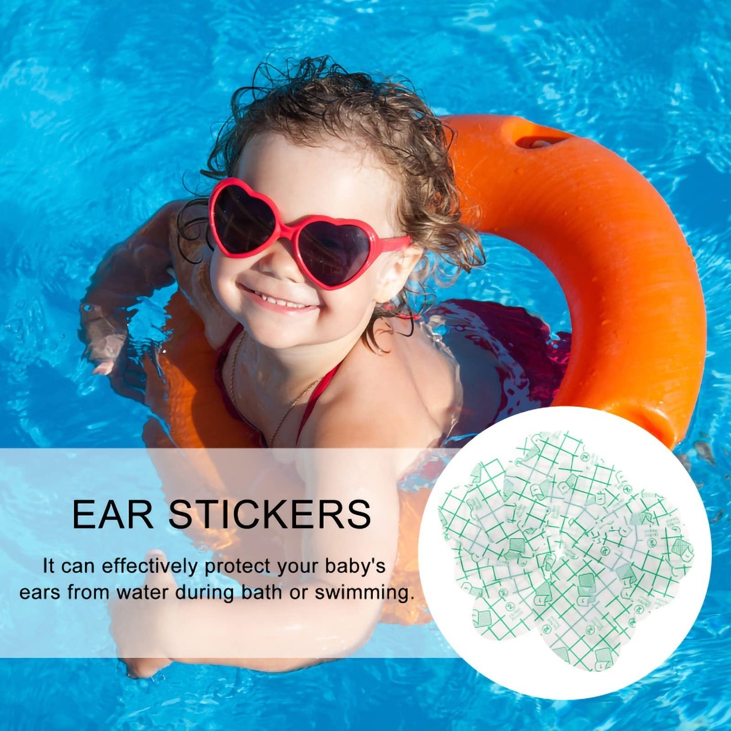 🔥Waterproof Ear Stickers-100pcs