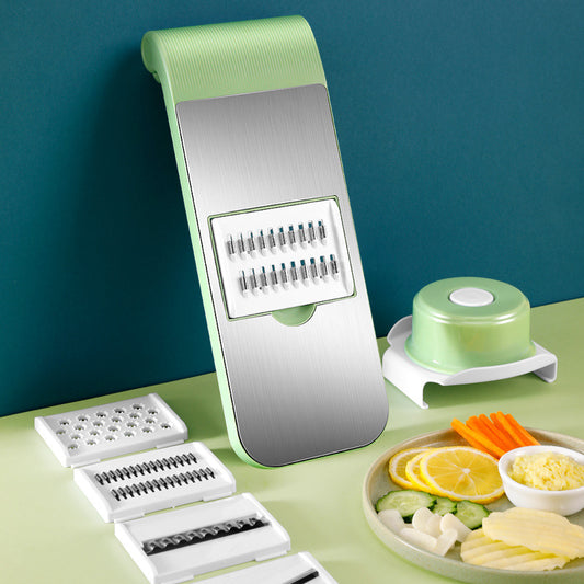 🥕 5-in-1 Manual Vegetable Chopper And Slicer | Multi-Function Kitchen Cutter