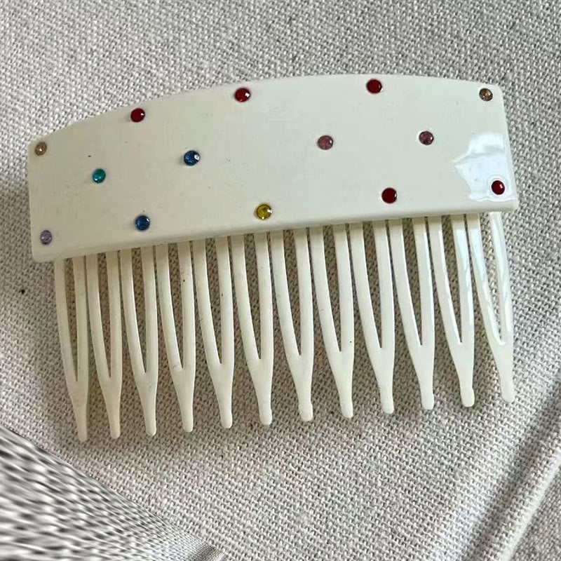 ✨ 4PCS Women's Stylish Hair Side Combs 💎 | Elegant Pearl Hair Accessories Set with Secure Hold for Everyday Beauty