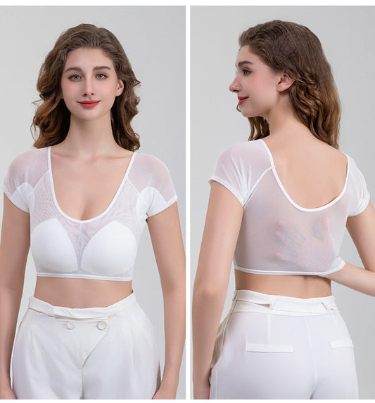 ✨ Comfort Base Tank Top with Sweat-Proof Underarm Pads | Stay Fresh, Dry, Confident All Day