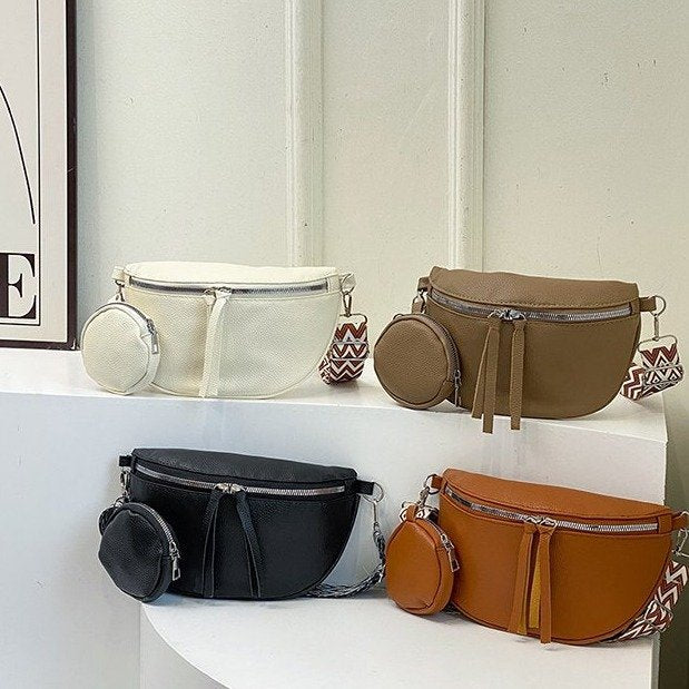✨👜 Crossbody Leather Bags