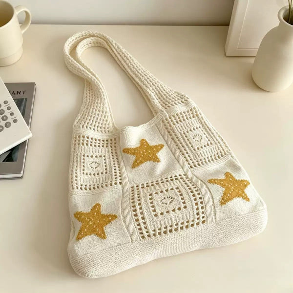 🥳2026 HOT SALE🥳💞50K+ SOLD!💥🌸Turtle Pattern Crochet Tote Bag