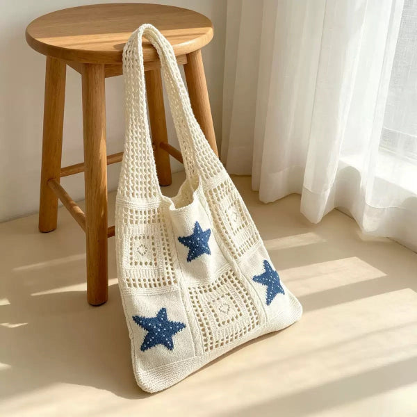 🥳2026 HOT SALE🥳💞50K+ SOLD!💥🌸Turtle Pattern Crochet Tote Bag
