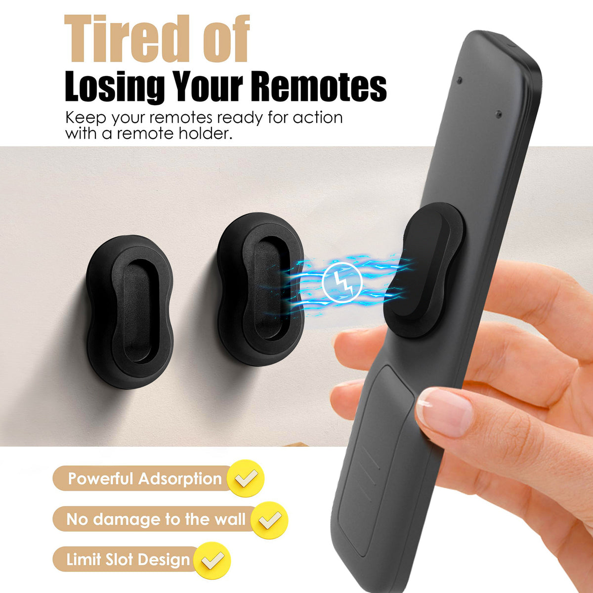 🔥 Hot Selling Magnetic Holder 🧲 | Punch-Free Self-Adhesive Wall Mount – Space-Saving Storage Organizer ✨