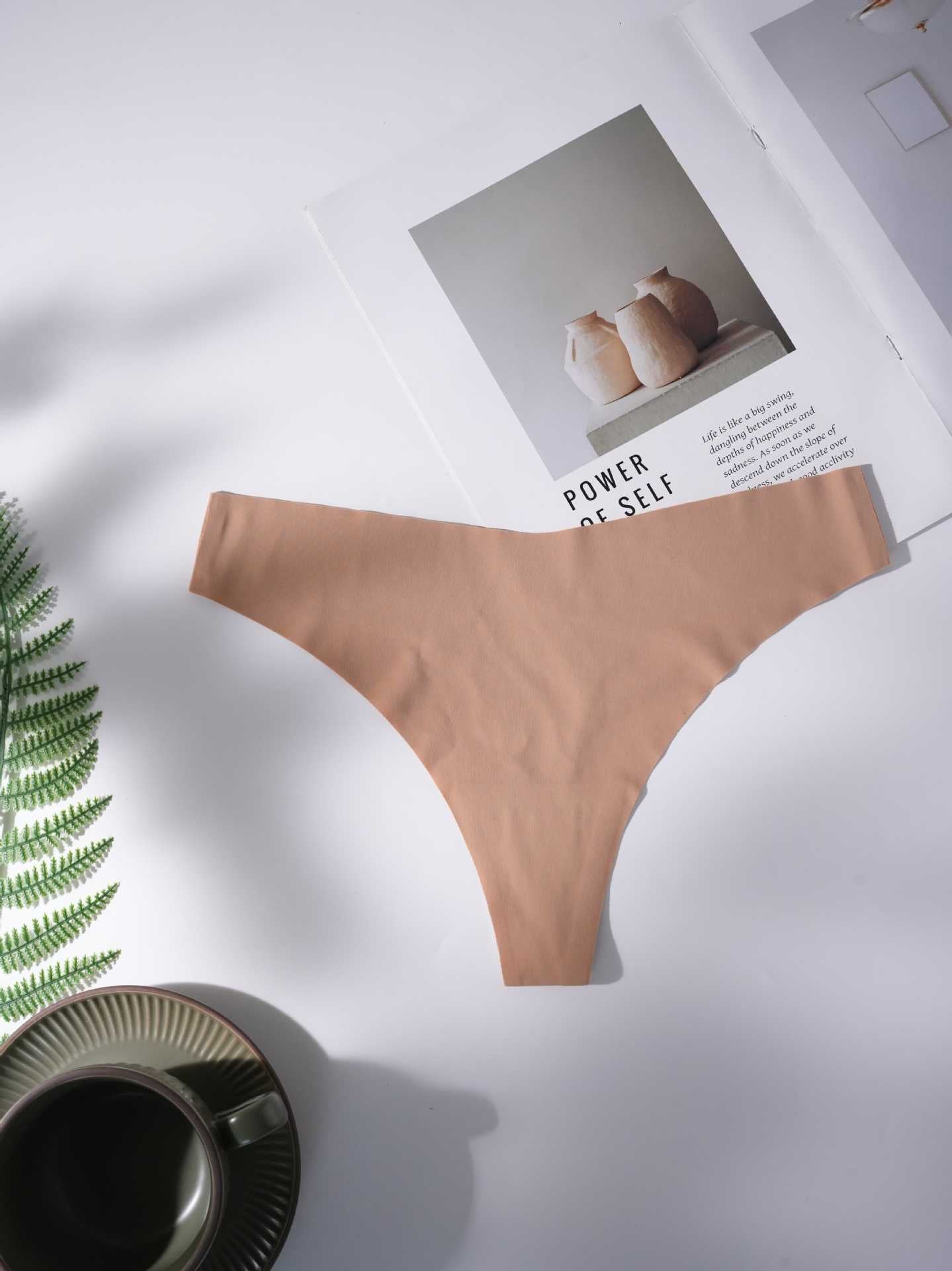 ✨ Camel Toe Cover Thongs for Women 💕 | Seamless G-String Underwear 🌸 Comfortable Basic Fit  Machine Washable