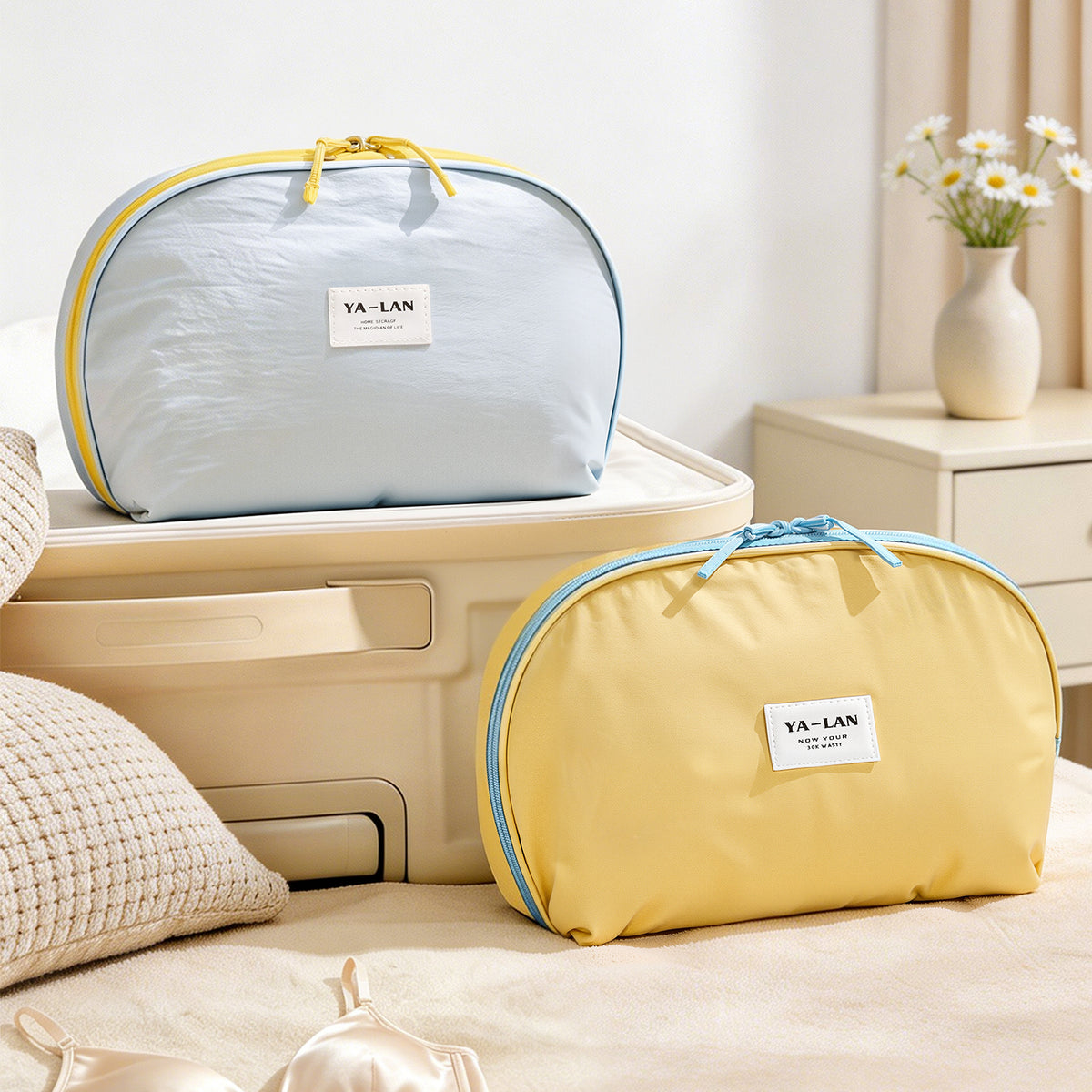 🔥Last Day 50% OFF🧳Keep Travel Essentials Neat And Separated - 3-in-1 Underwear Organiser Bag✨