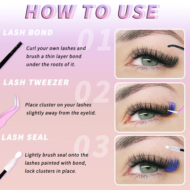 Colored Lash Cluster👁️
