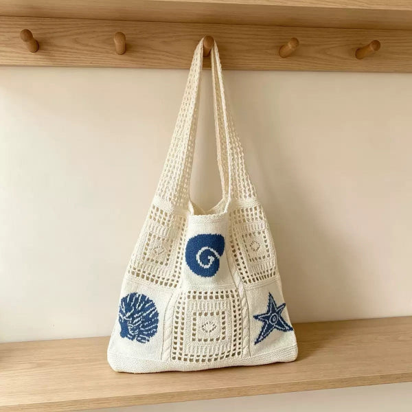 🥳2026 HOT SALE🥳💞50K+ SOLD!💥🌸Turtle Pattern Crochet Tote Bag