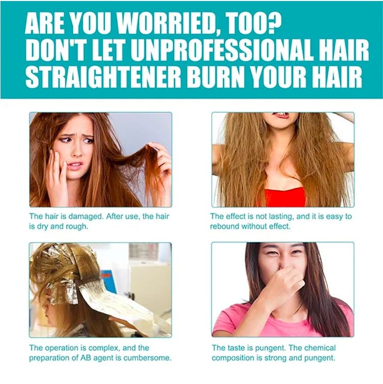 (🔥HOT SALE NOW 49% OFF) - Keratin Treatment Hair Straightening Cream
