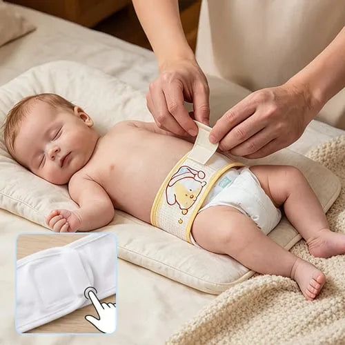 🌸 Soft Cotton Newborn Belly Button Band