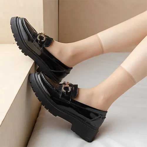 ✨ 5 Pairs Invisible Crystal Silk Socks 🧦💎 | Non-Slip Ultra-Thin Comfy