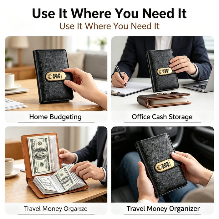 🔥Last Day 50% OFF💷Turn Saving Into A Challenge - 100-Pocket Cash Savings Binder🔐