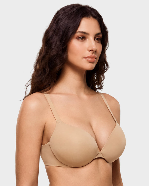 👙 Teardrop Push-Up Underwire T-Shirt Bra ✨