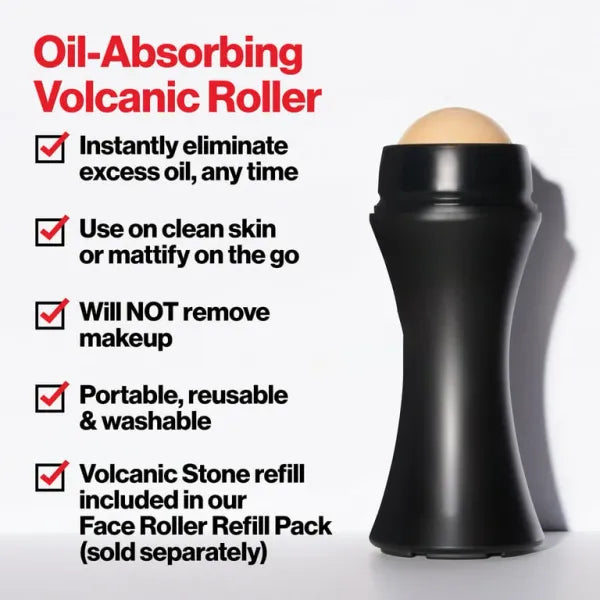 ✨Oil-Absorbing Face Roller - Your Secret to Fresh, Shine-Free Skin