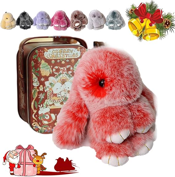 🐰 Handmade Soft Bunny PomPom Charms🎁