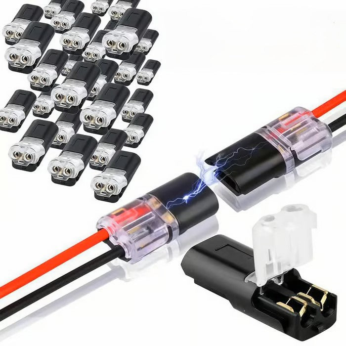 Double-Wire Connector.🛡️Secure lock, no slips. The reliable choice for safe, solid connections.