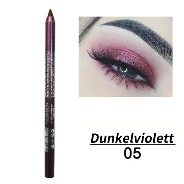 ✏️14-Pack Waterproof Colored Gel Eyeliner Pencil – Metallic & Shimmer Finishes, Smudge-Proof ✨