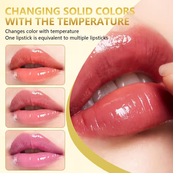 ✨Transferproof Color-Changing Lipstick💄CrystalClear Color Alchemy 💋 Auto-Tints on Contact!