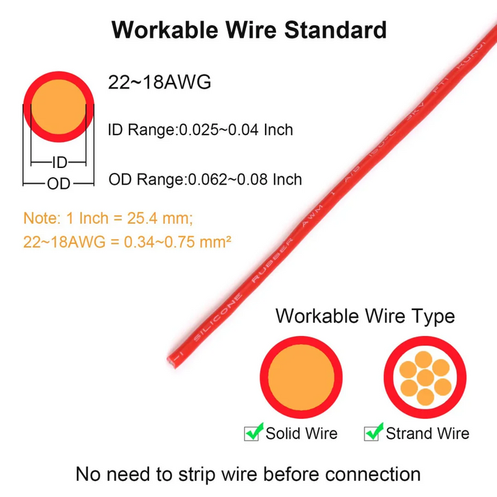 Double-Wire Connector.🛡️Secure lock, no slips. The reliable choice for safe, solid connections.