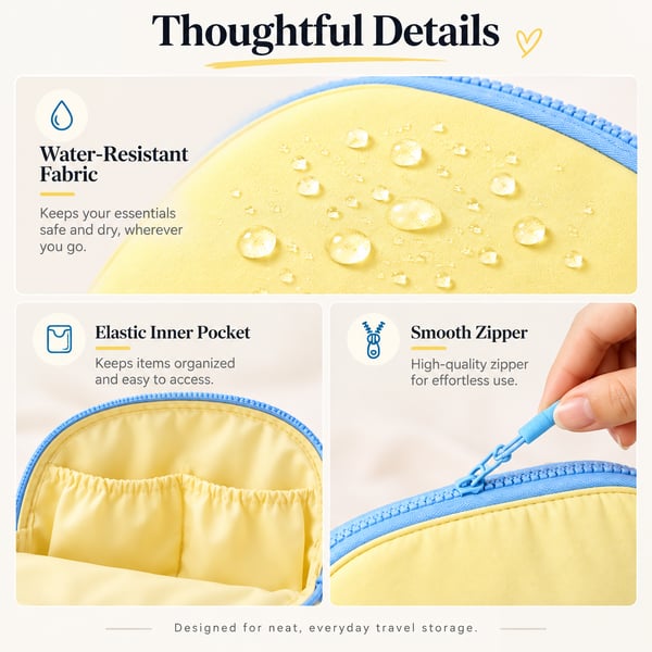 🔥Last Day 50% OFF🧳Keep Travel Essentials Neat And Separated - 3-in-1 Underwear Organiser Bag✨