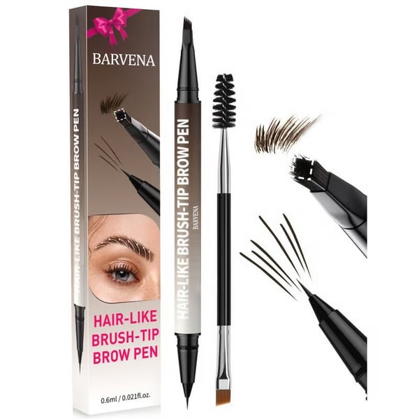🔥 50% OFF!! 🏆 Best Seller | 🌟✨ 4D Brow Pen – Natural-Looking Brows & Precise Eyeliner 💁‍♀️