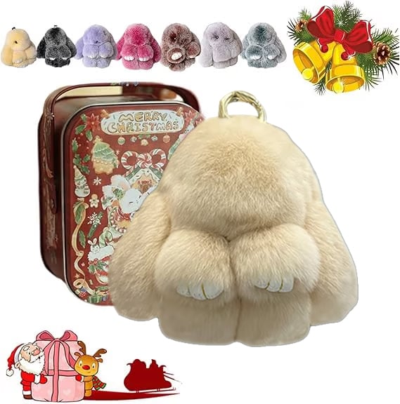 🐰 Handmade Soft Bunny PomPom Charms🎁