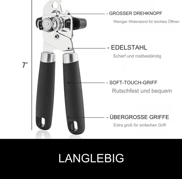 Multi-functional can opener
