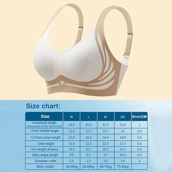 🔥Lifting Anti-Sagging Wire-Free Push-up Bra ✨ No Wires, No Digging, Just Natural-Looking Lift & Fuller Curves! 💕