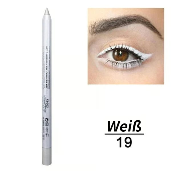 ✏️14-Pack Waterproof Colored Gel Eyeliner Pencil – Metallic & Shimmer Finishes, Smudge-Proof ✨