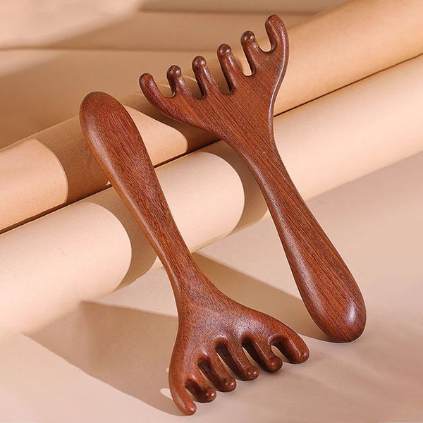 Six-claw Meridian Massage💆‍♀️ Comb🔥 – 6-Finger Head Massager for Stress Relief & Hair Growth