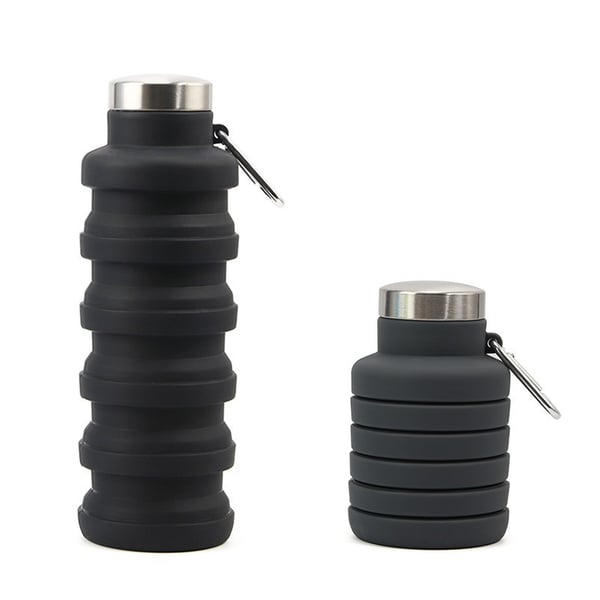 🔥🔥Silicone foldable water bottle 500ml – Ideal for sports, travel & outdoor – Reusable & BPA-free