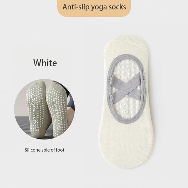 🏆3 pcs Flash Sale⚡Women's No-Show Socks for Pilates & Workout - Non-Slip Silicone Grip, Breathable & Moisture-Wicking (Yoga/Dance/Indoor Activities)