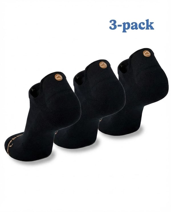 Heel Protection Liner Socks（3-pack）