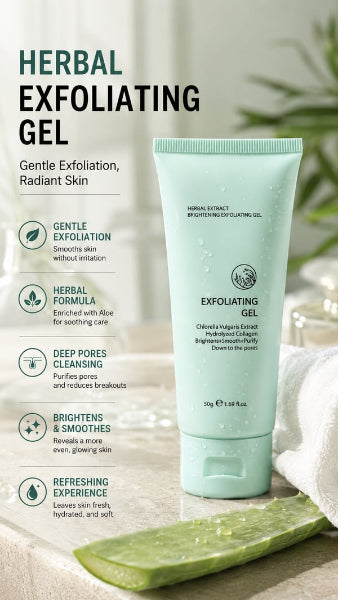 🥳2026 HOT SALE🥳💞50K+ SOLD!💥🌸 Herbal Extract Brightening Exfoliating Gel