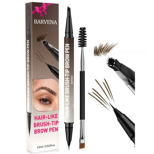 🔥 50% OFF!! 🏆 Best Seller | 🌟✨ 4D Brow Pen – Natural-Looking Brows & Precise Eyeliner 💁‍♀️