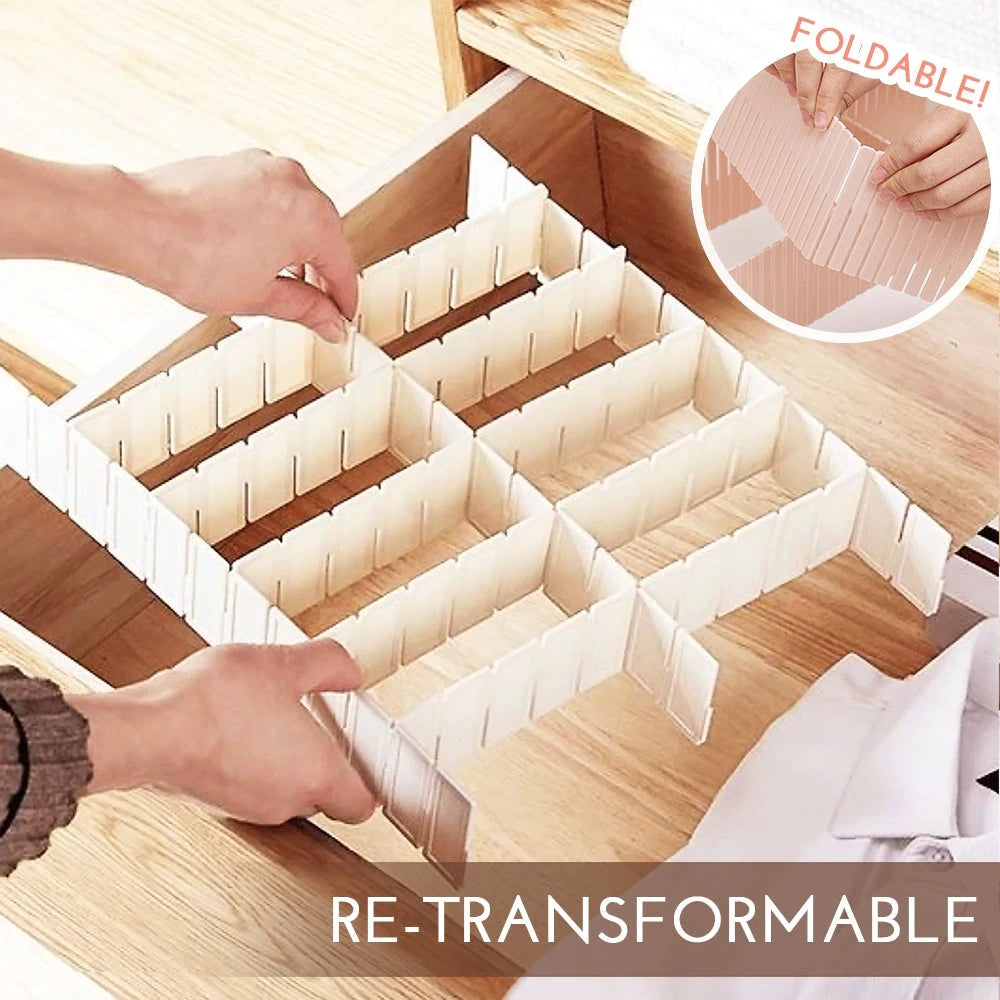 Free Combination Adjustable Drawer Organizer (44*7cm/Pcs）